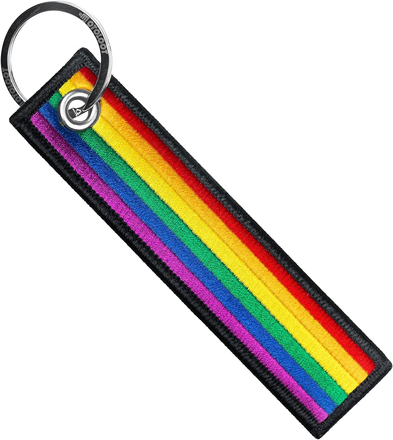 Pride Flag Keychain LGBTQ Accessories, Key Fob, Accessory for Keys, Bag, Motorcycles, Scooters, Cars and Pride Gifts